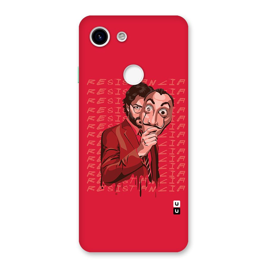 Resistancia Professor Art Back Case for Google Pixel 3