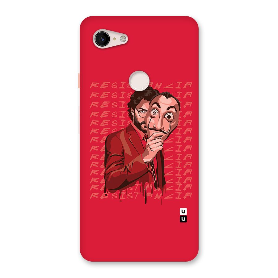 Resistancia Professor Art Back Case for Google Pixel 3 XL