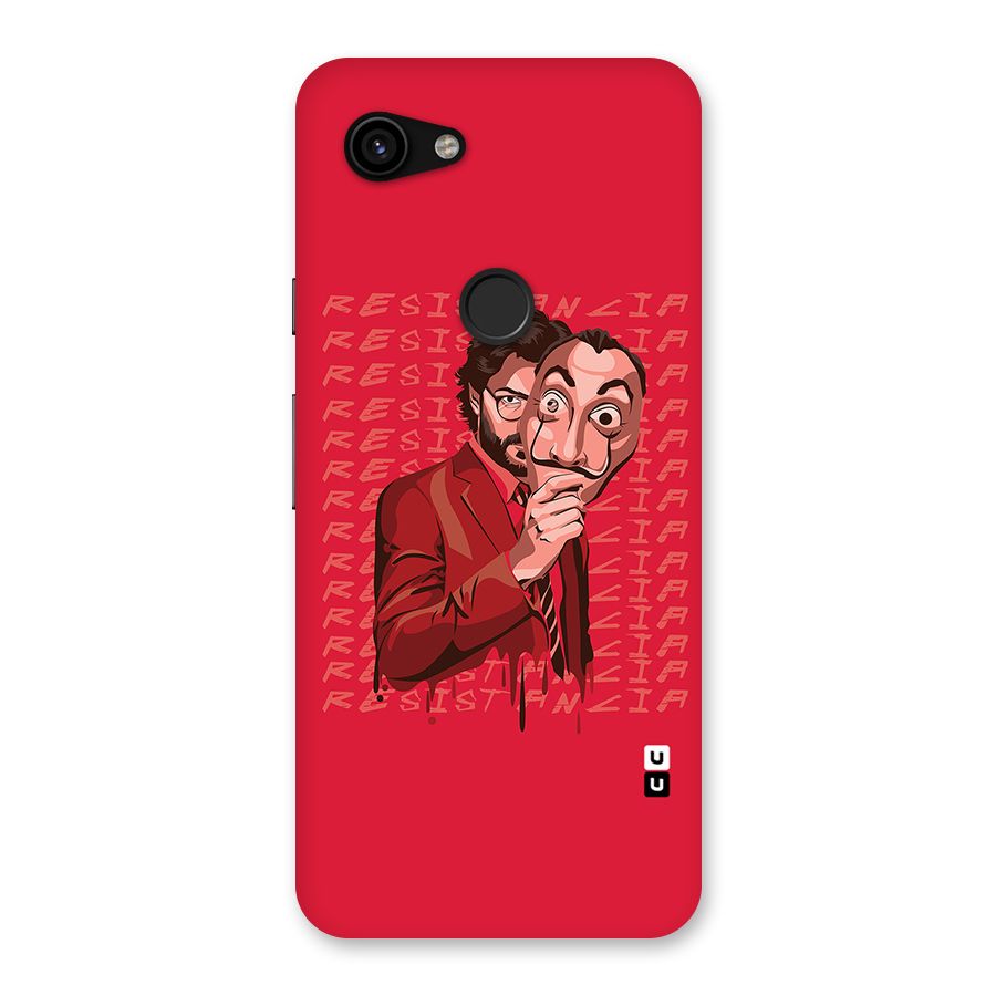 Resistancia Professor Art Back Case for Google Pixel 3a