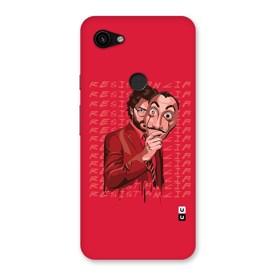 Resistancia Professor Art Back Case for Google Pixel 3a XL