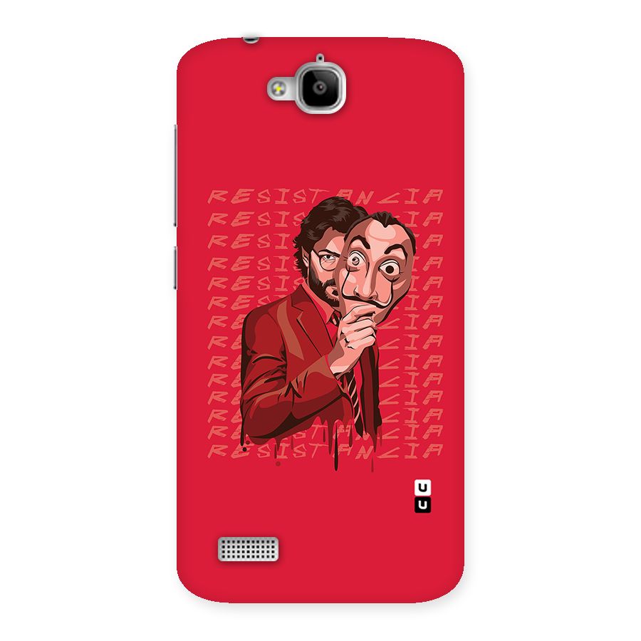 Resistancia Professor Art Back Case for Honor Holly