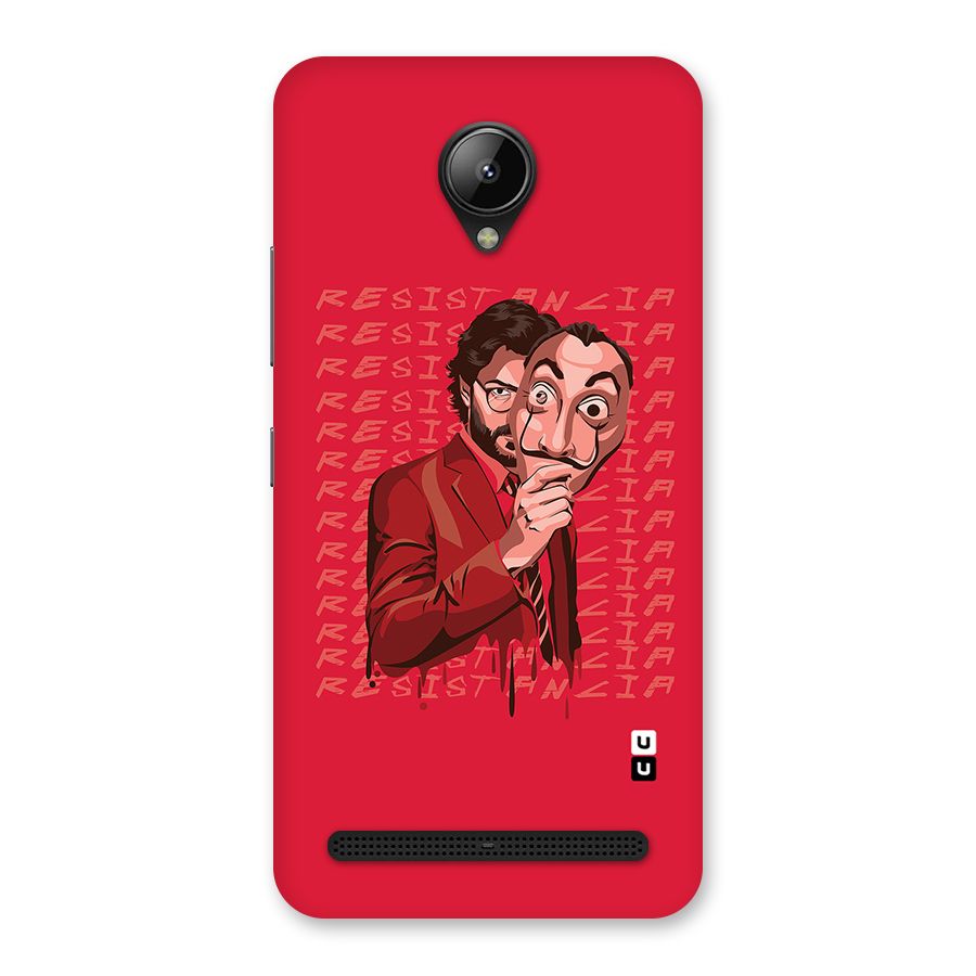 Resistancia Professor Art Back Case for Lenovo C2