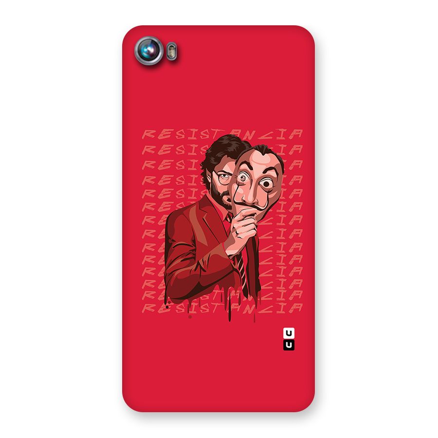 Resistancia Professor Art Back Case for Micromax Canvas Fire 4 A107