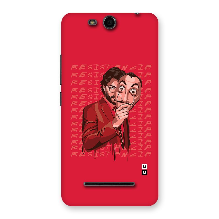 Resistancia Professor Art Back Case for Micromax Canvas Juice 3 Q392