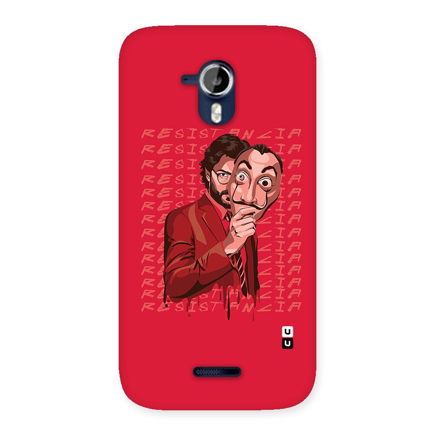 Resistancia Professor Art Back Case for Micromax Canvas Magnus A117