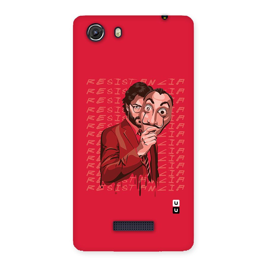 Resistancia Professor Art Back Case for Micromax Unite 3