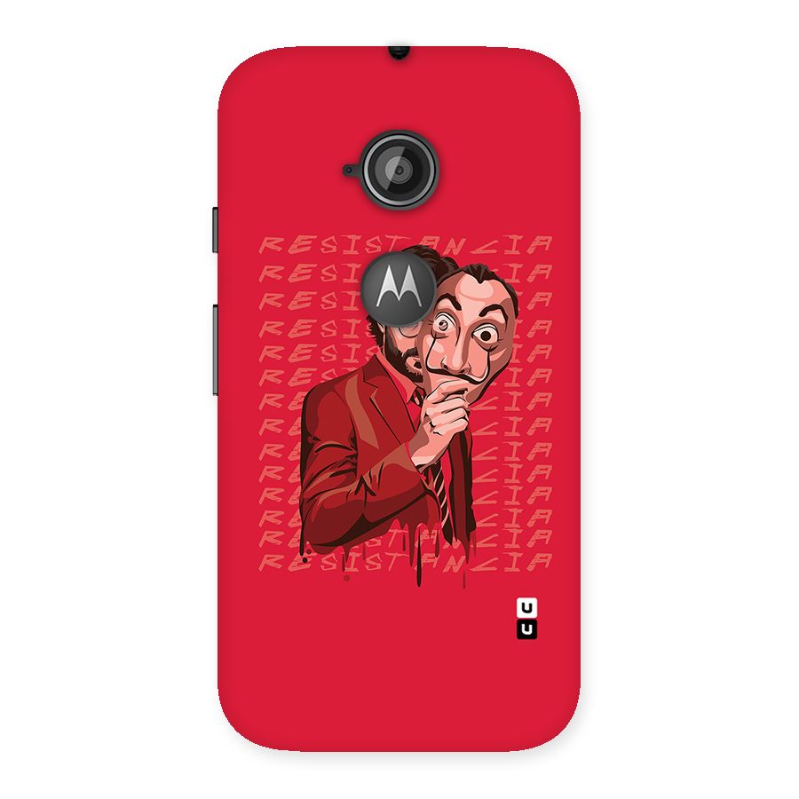 Resistancia Professor Art Back Case for Moto E 2nd Gen