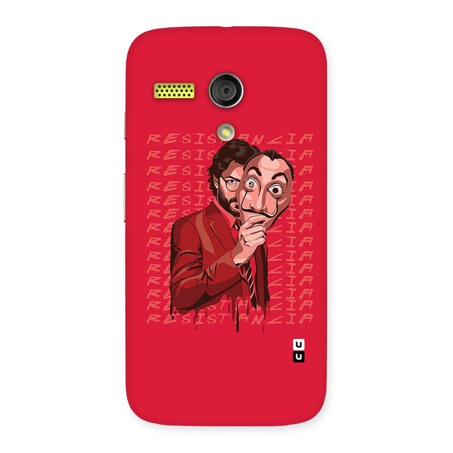 Resistancia Professor Art Back Case for Moto G