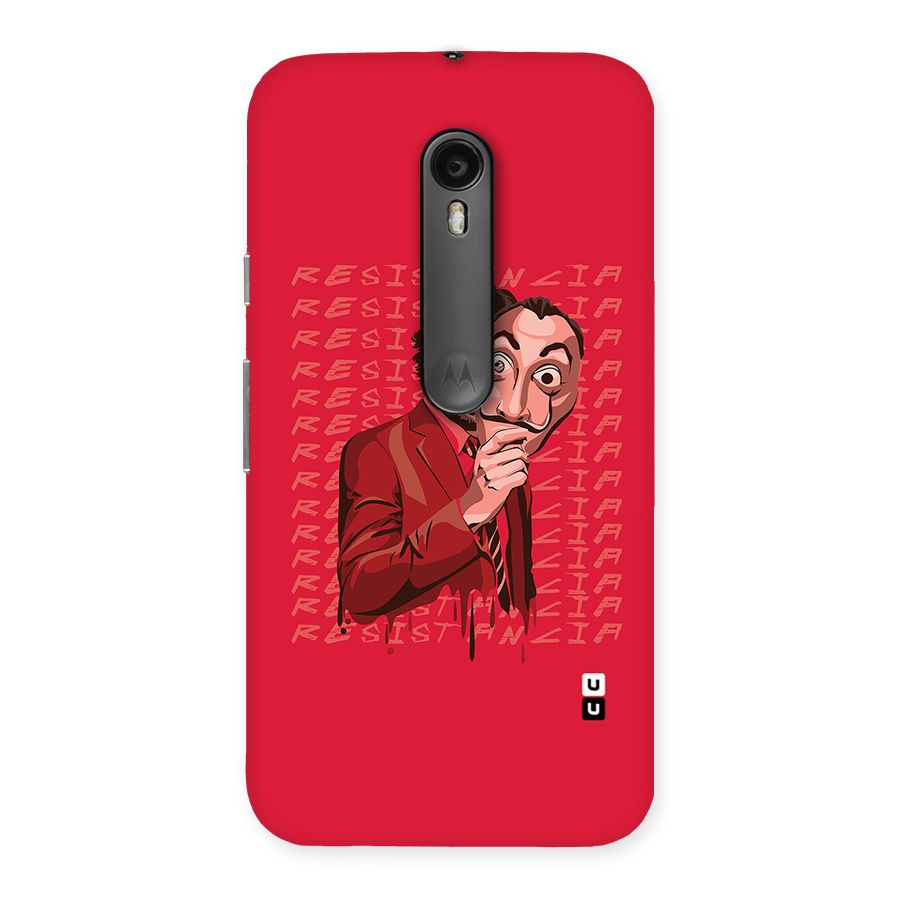 Resistancia Professor Art Back Case for Moto G3