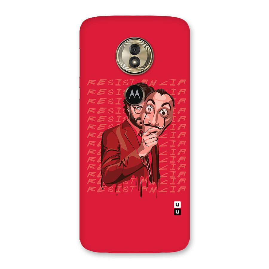 Resistancia Professor Art Back Case for Moto G6 Play