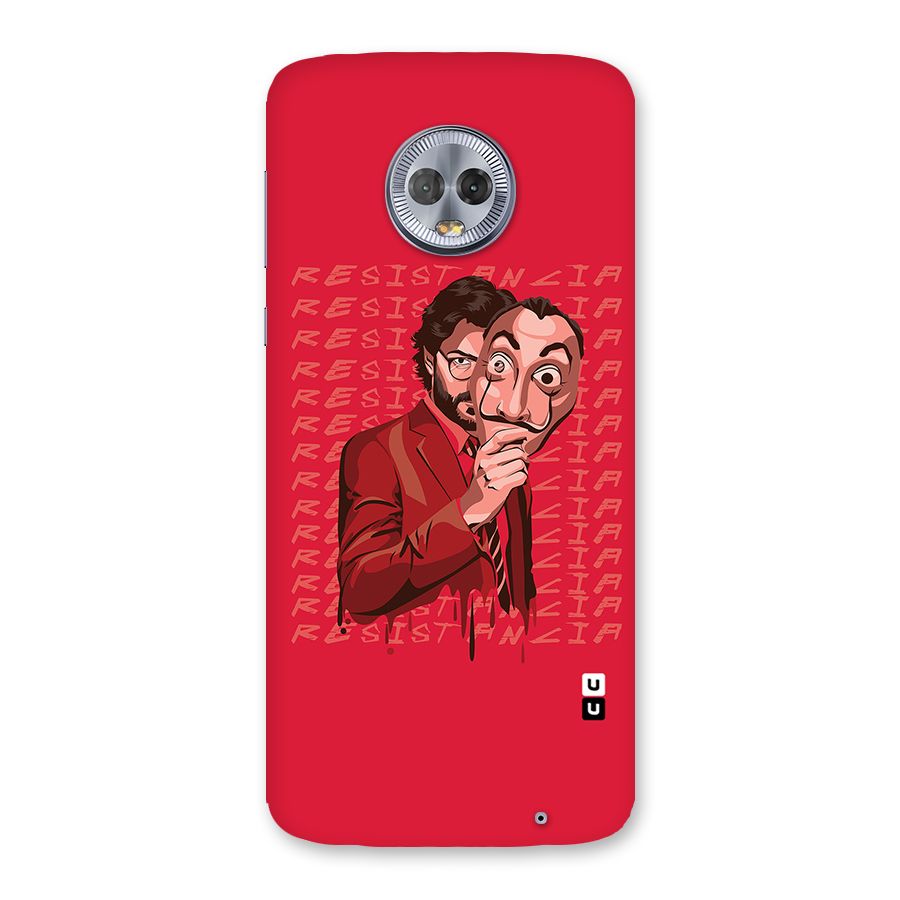 Resistancia Professor Art Back Case for Moto G6 Plus