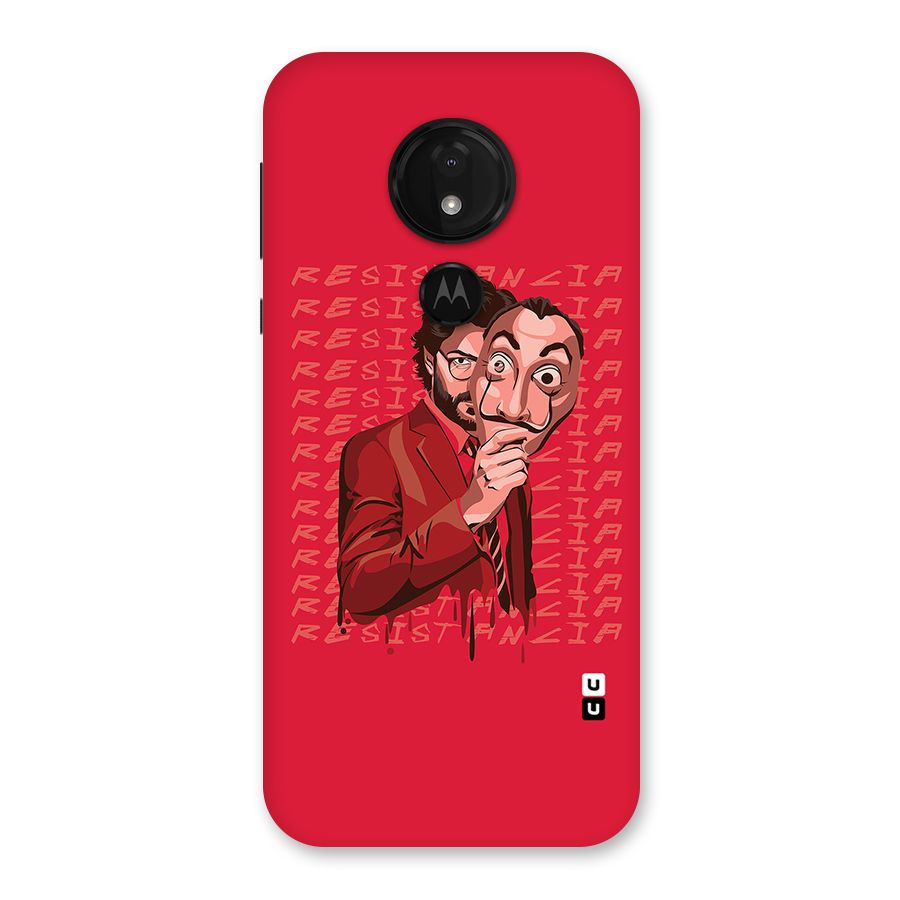 Resistancia Professor Art Back Case for Moto G7 Power