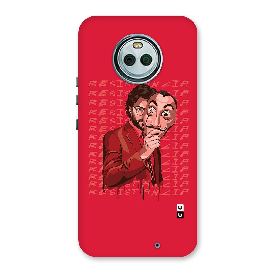 Resistancia Professor Art Back Case for Moto X4