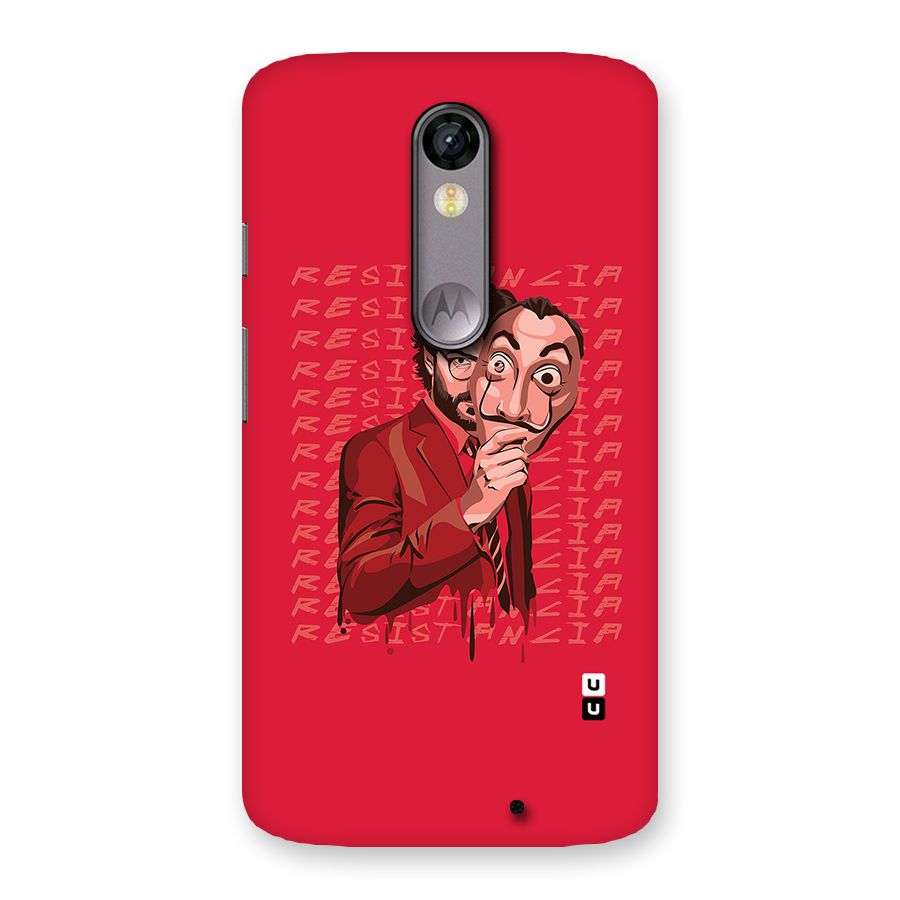 Resistancia Professor Art Back Case for Moto X Force