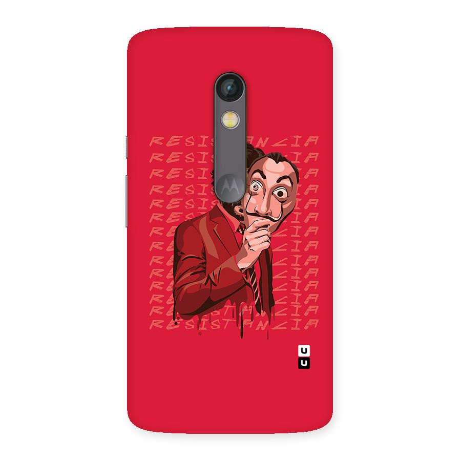 Resistancia Professor Art Back Case for Moto X Play
