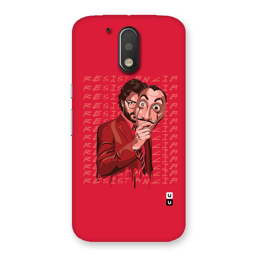 Resistancia Professor Art Back Case for Motorola Moto G4