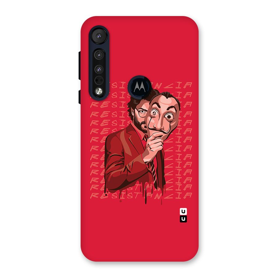 Resistancia Professor Art Back Case for Motorola One Macro