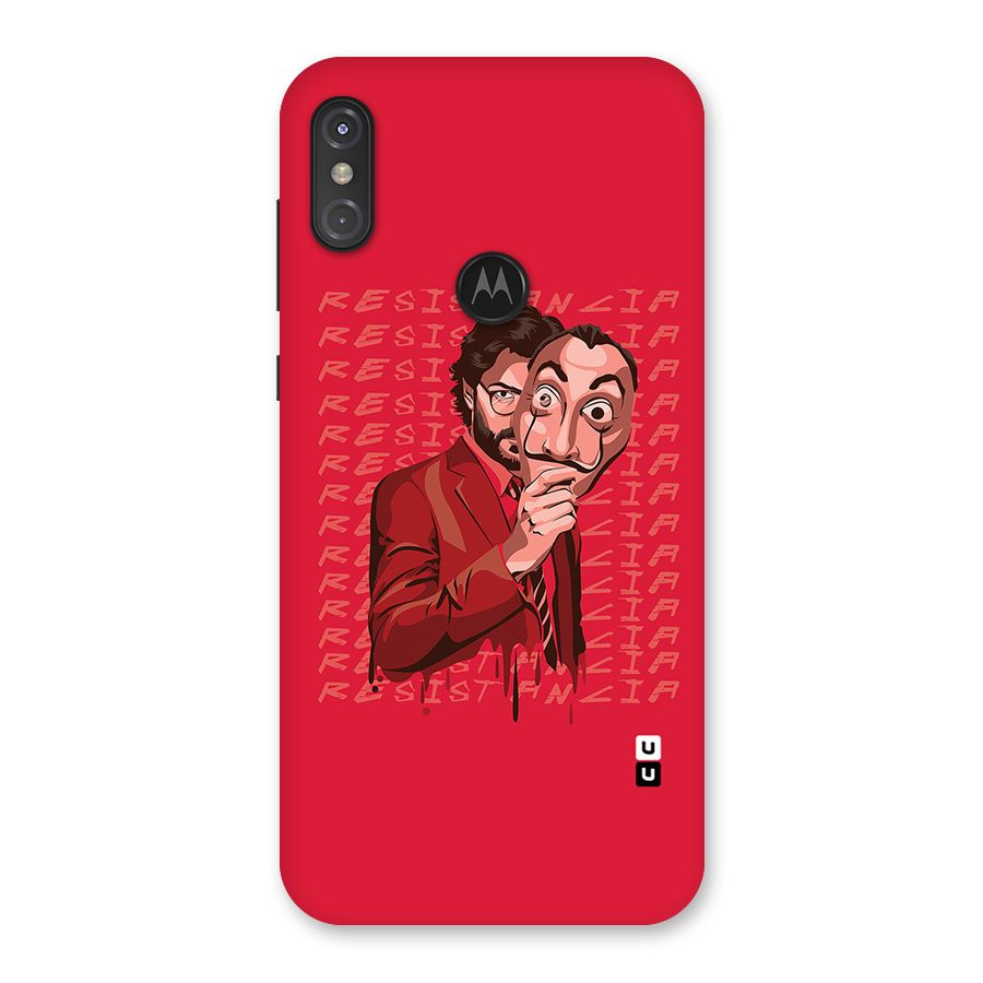 Resistancia Professor Art Back Case for Motorola One Power