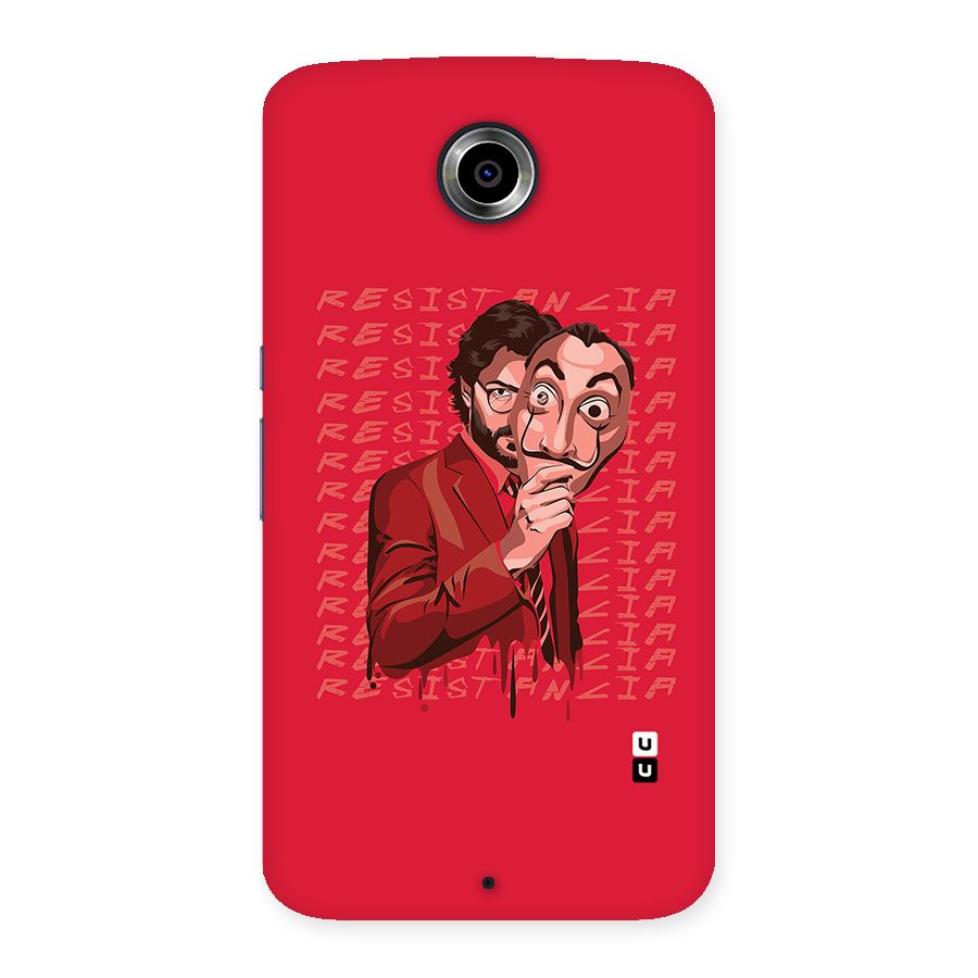 Resistancia Professor Art Back Case for Nexsus 6