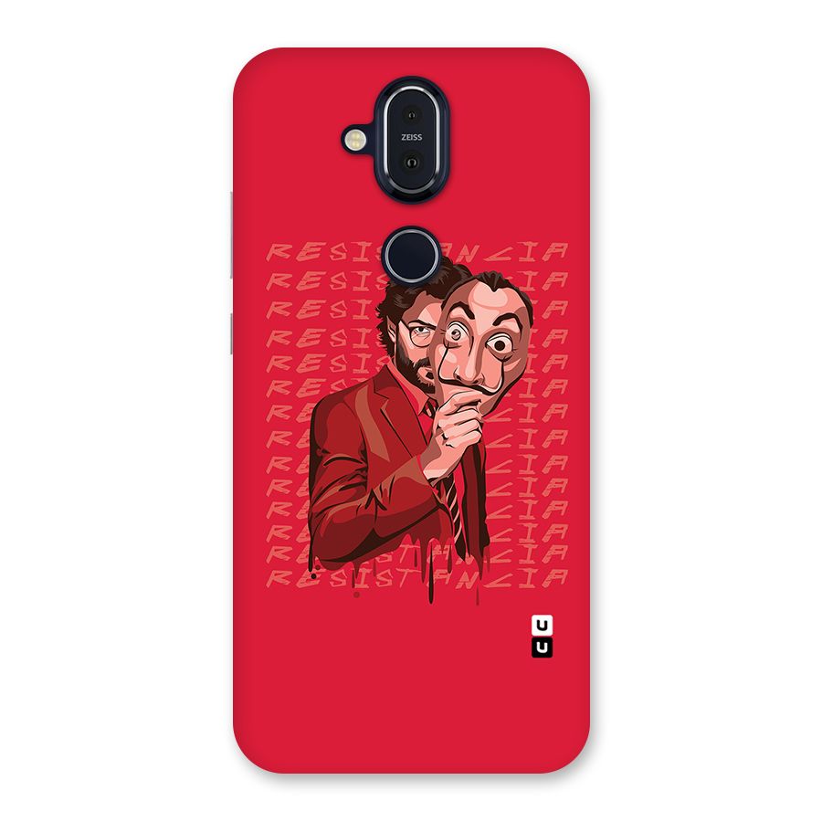 Resistancia Professor Art Back Case for Nokia 8.1
