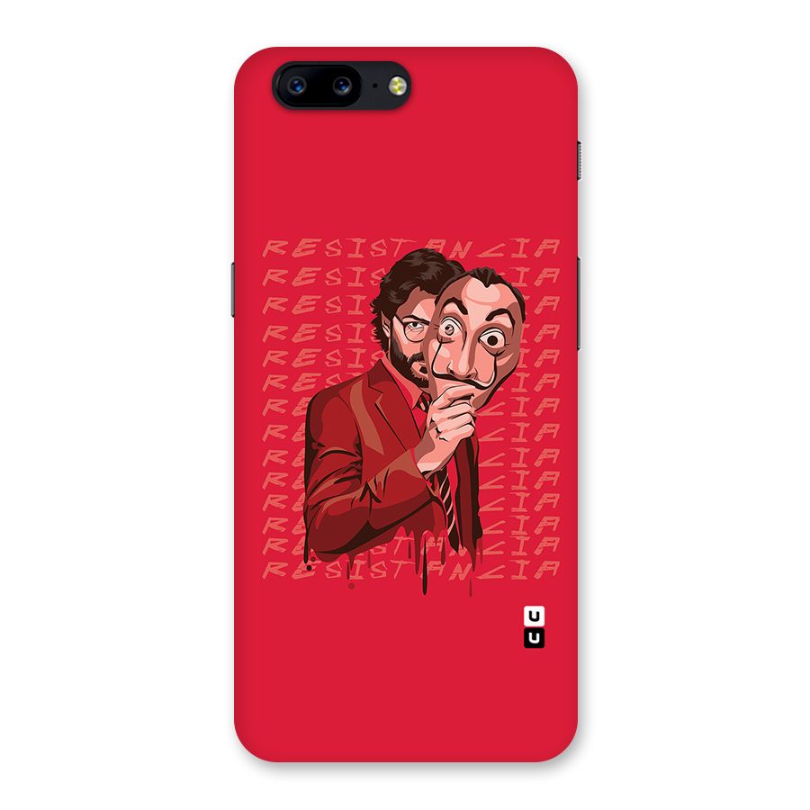 Resistancia Professor Art Back Case for OnePlus 5