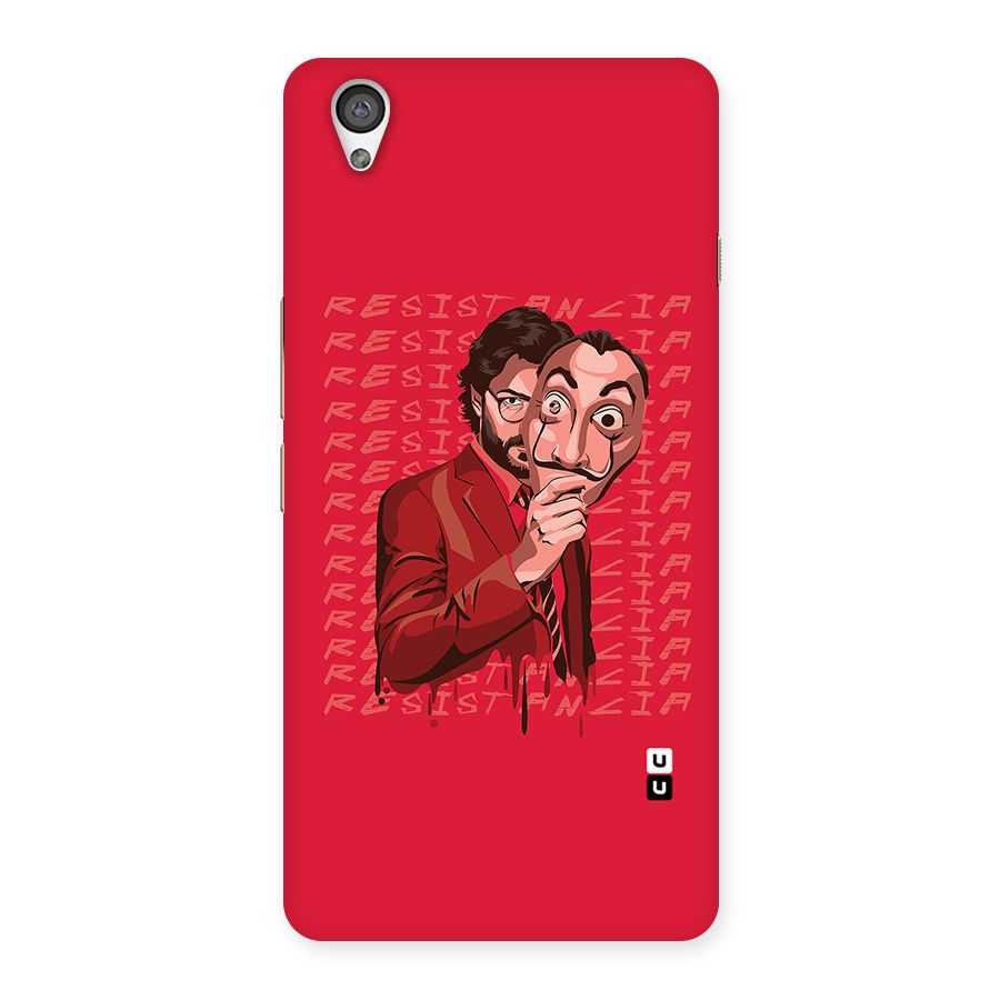 Resistancia Professor Art Back Case for OnePlus X