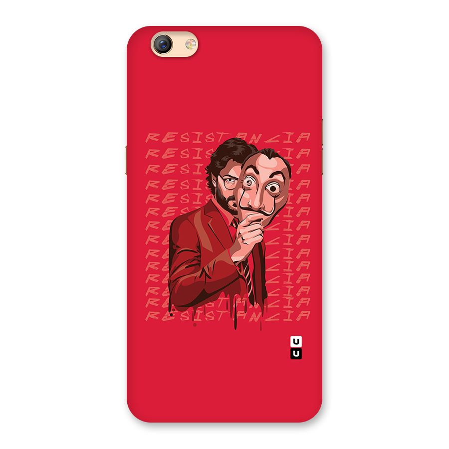 Resistancia Professor Art Back Case for Oppo F3 Plus