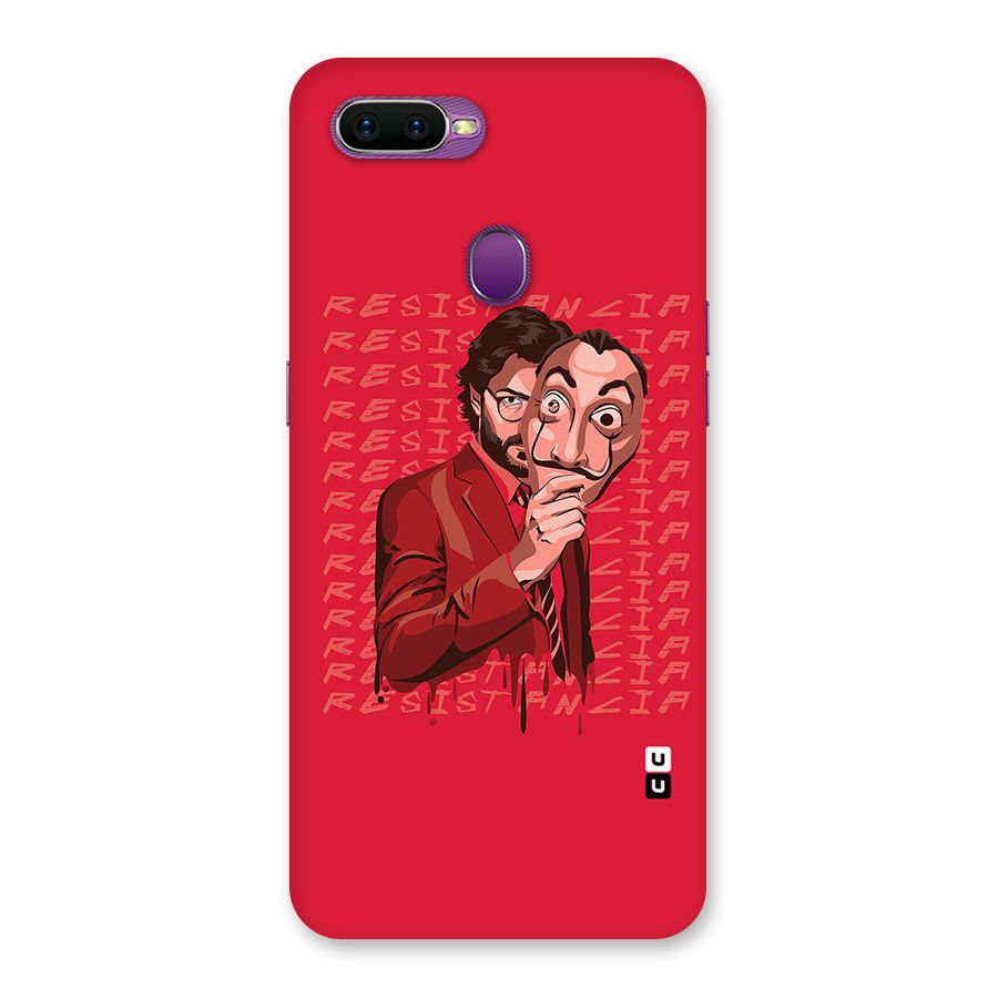 Resistancia Professor Art Back Case for Oppo F9