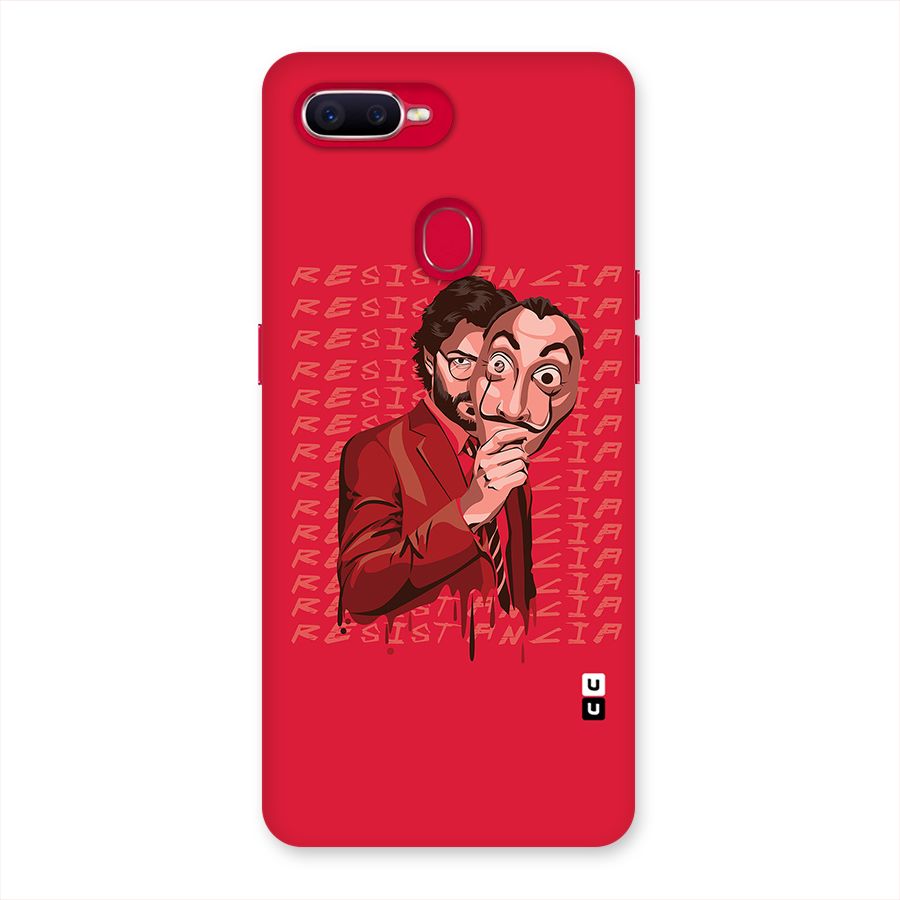Resistancia Professor Art Back Case for Oppo F9 Pro