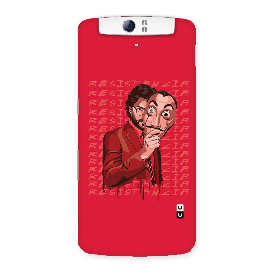 Resistancia Professor Art Back Case for Oppo N1