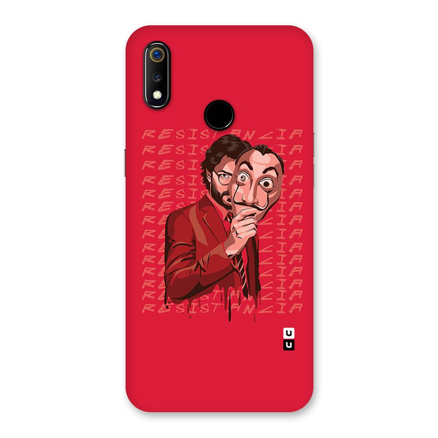 Resistancia Professor Art Back Case for Realme 3