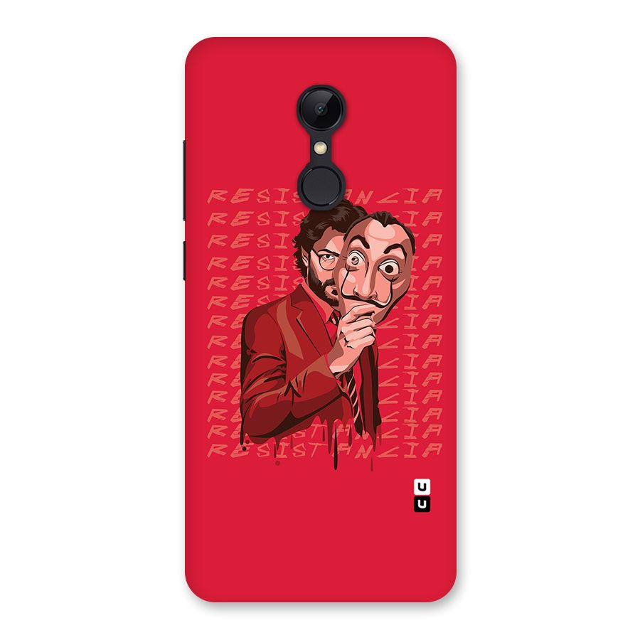 Resistancia Professor Art Back Case for Redmi 5
