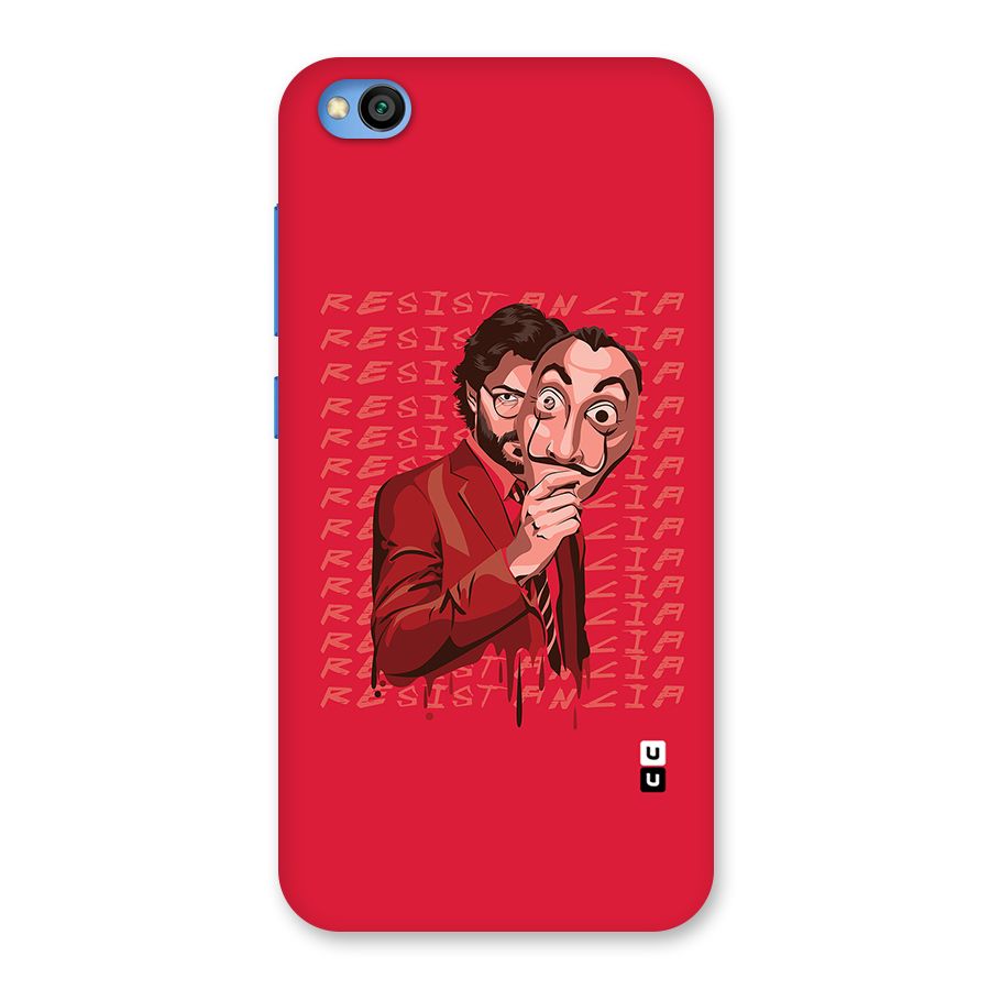 Resistancia Professor Art Back Case for Redmi Go