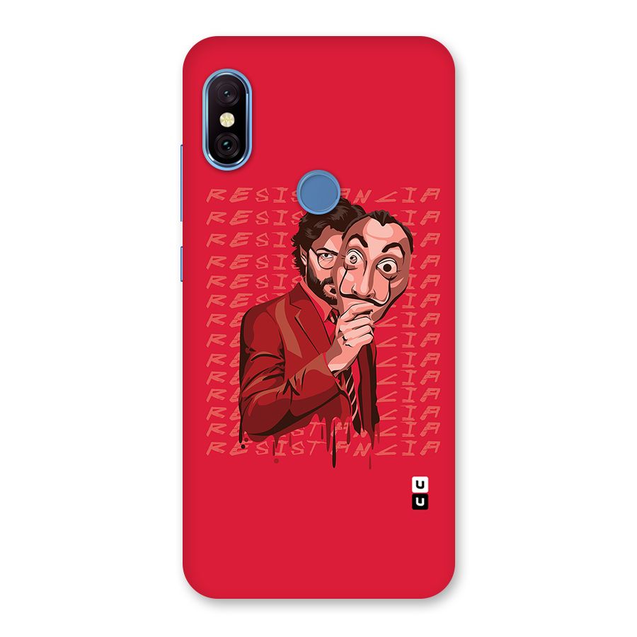 Resistancia Professor Art Back Case for Redmi Note 6 Pro