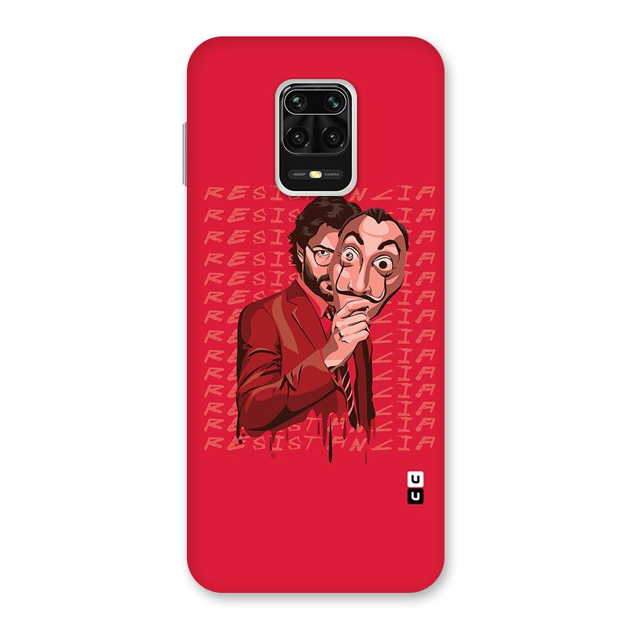 Resistancia Professor Art Back Case for Redmi Note 9 Pro