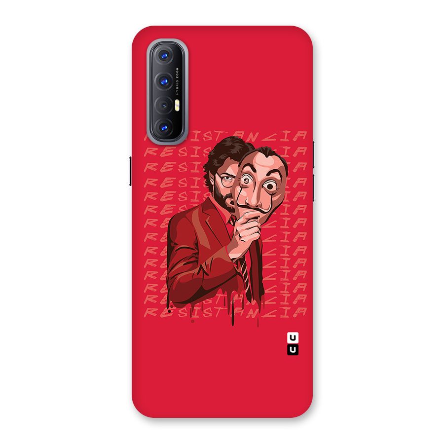 Resistancia Professor Art Back Case for Reno3 Pro