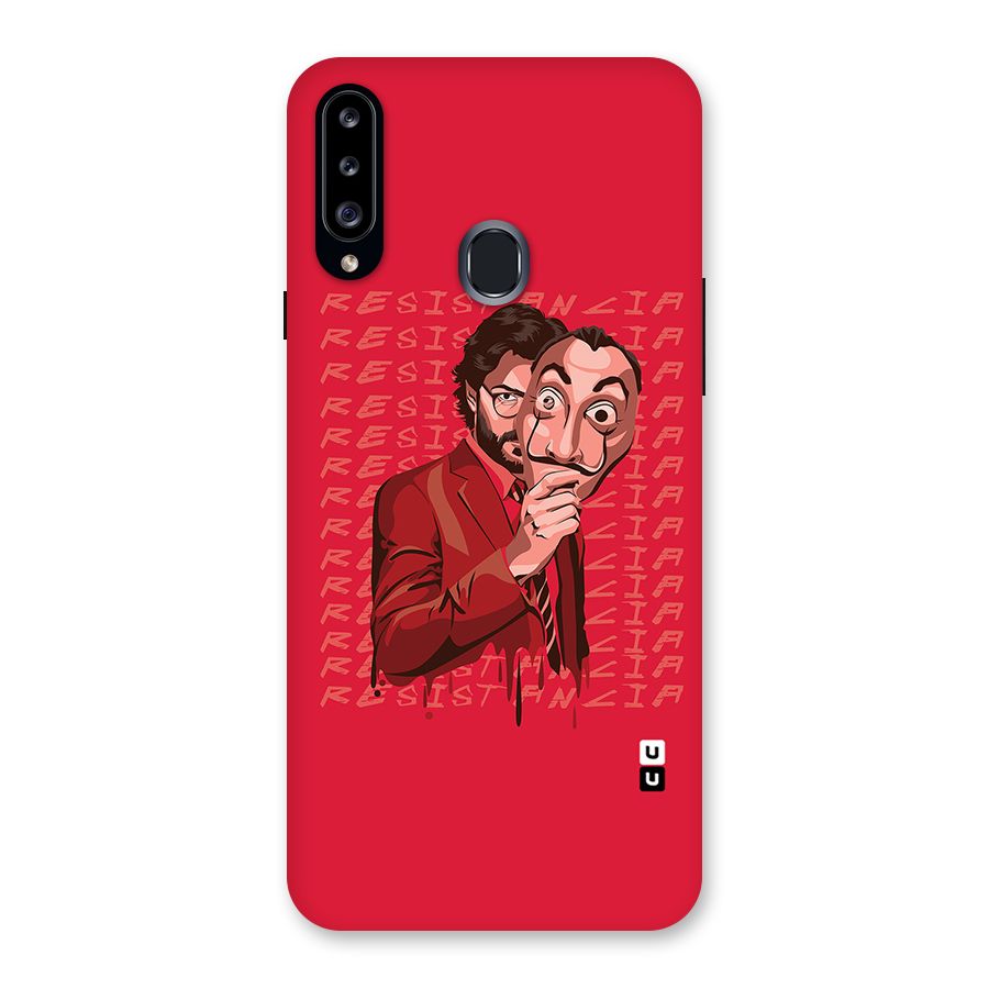 Resistancia Professor Art Back Case for Samsung Galaxy A20s