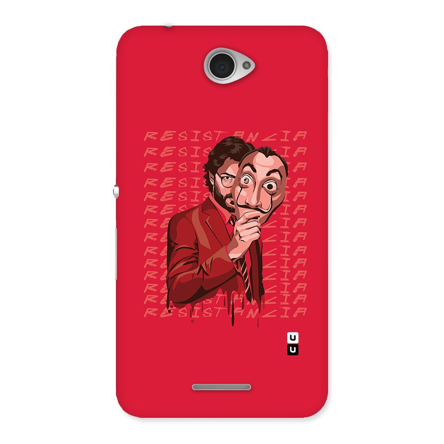 Resistancia Professor Art Back Case for Sony Xperia E4