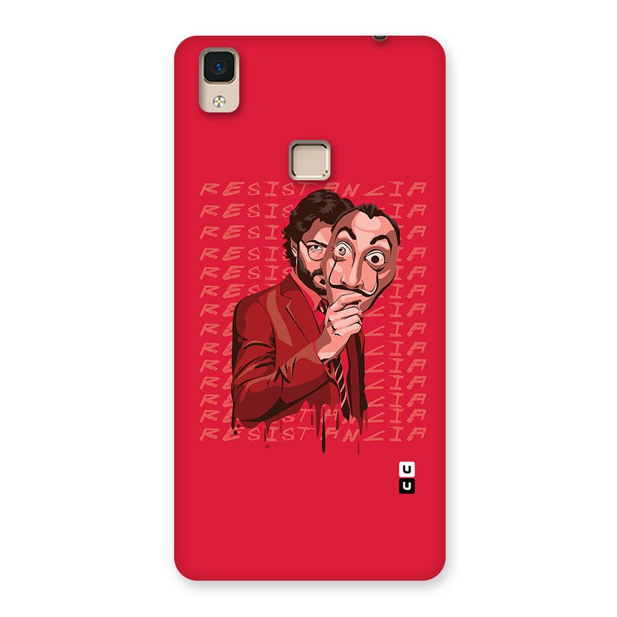 Resistancia Professor Art Back Case for V3 Max