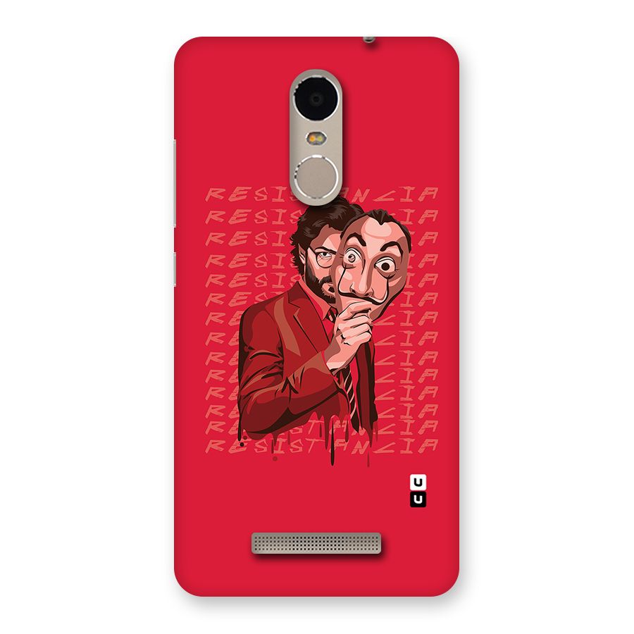 Resistancia Professor Art Back Case for Xiaomi Redmi Note 3