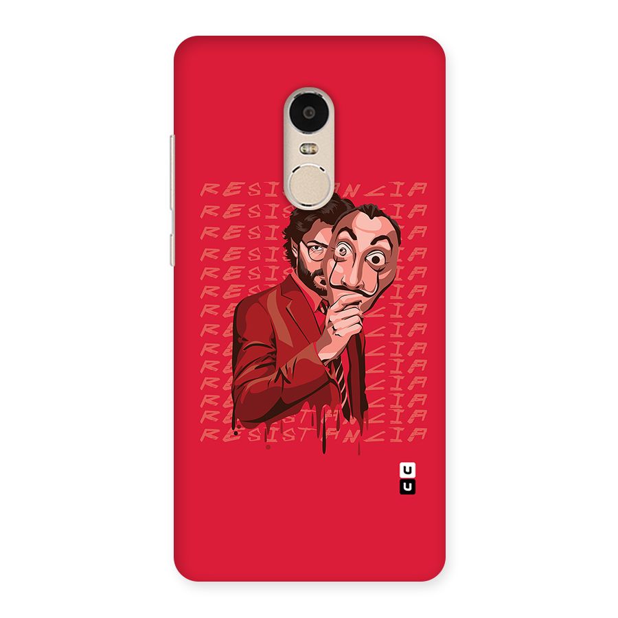 Resistancia Professor Art Back Case for Xiaomi Redmi Note 4