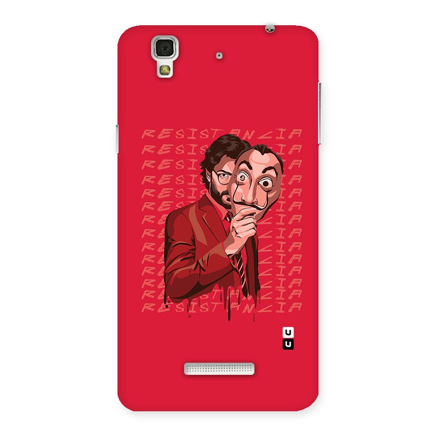 Resistancia Professor Art Back Case for Yu Yureka