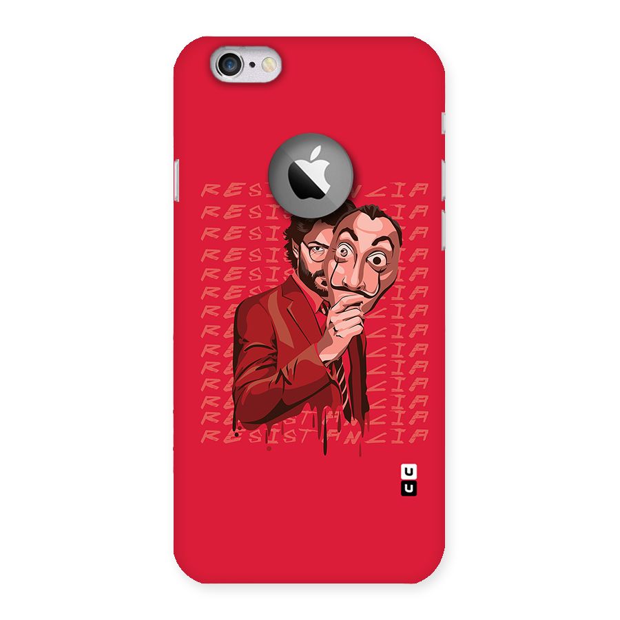 Resistancia Professor Art Back Case for iPhone 6 Logo Cut
