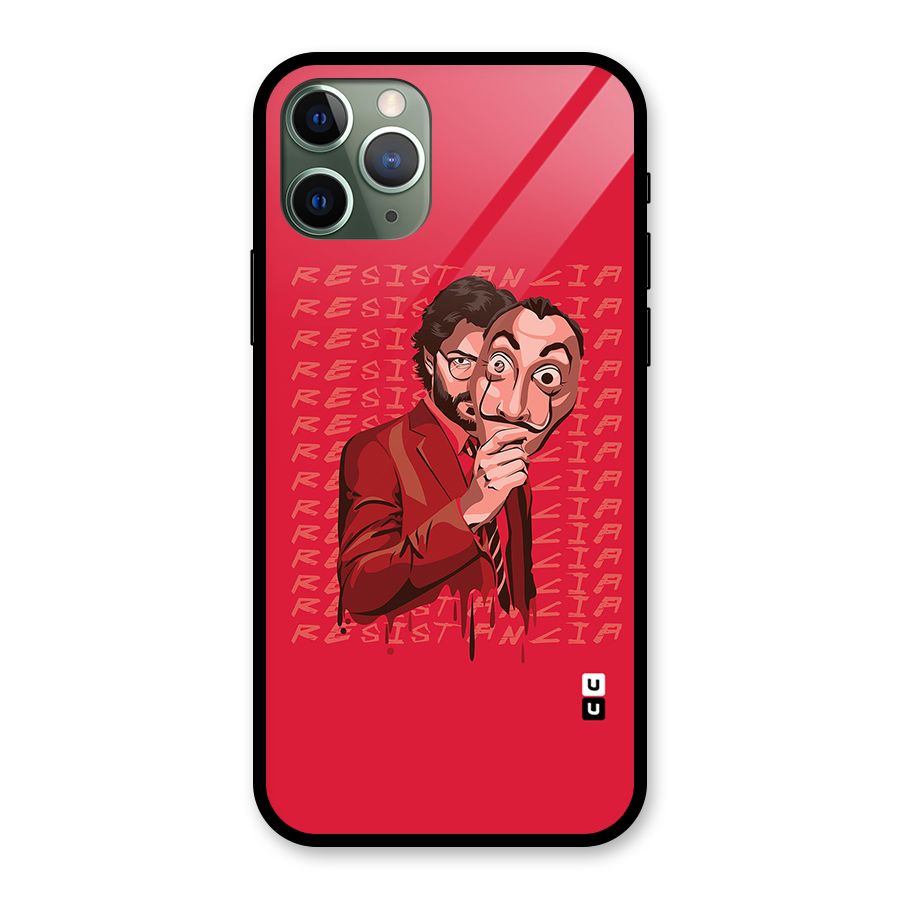 Resistancia Professor Art Glass Back Case for iPhone 11 Pro