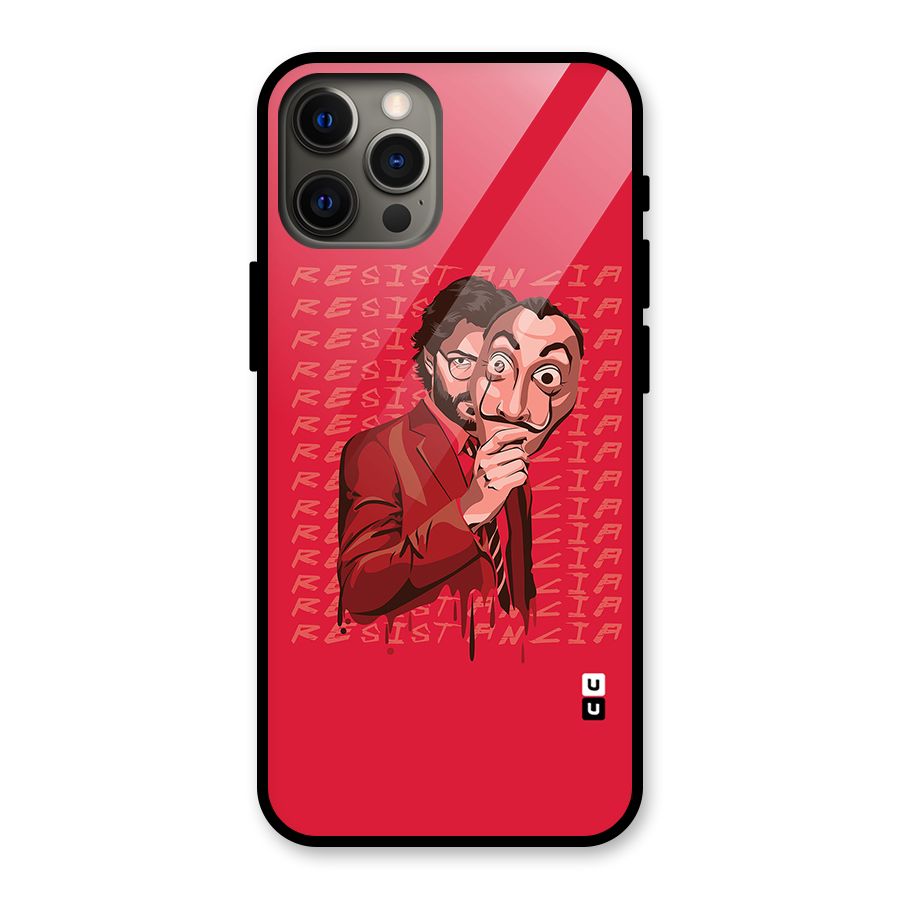 Resistancia Professor Art Glass Back Case for iPhone 12 Pro Max