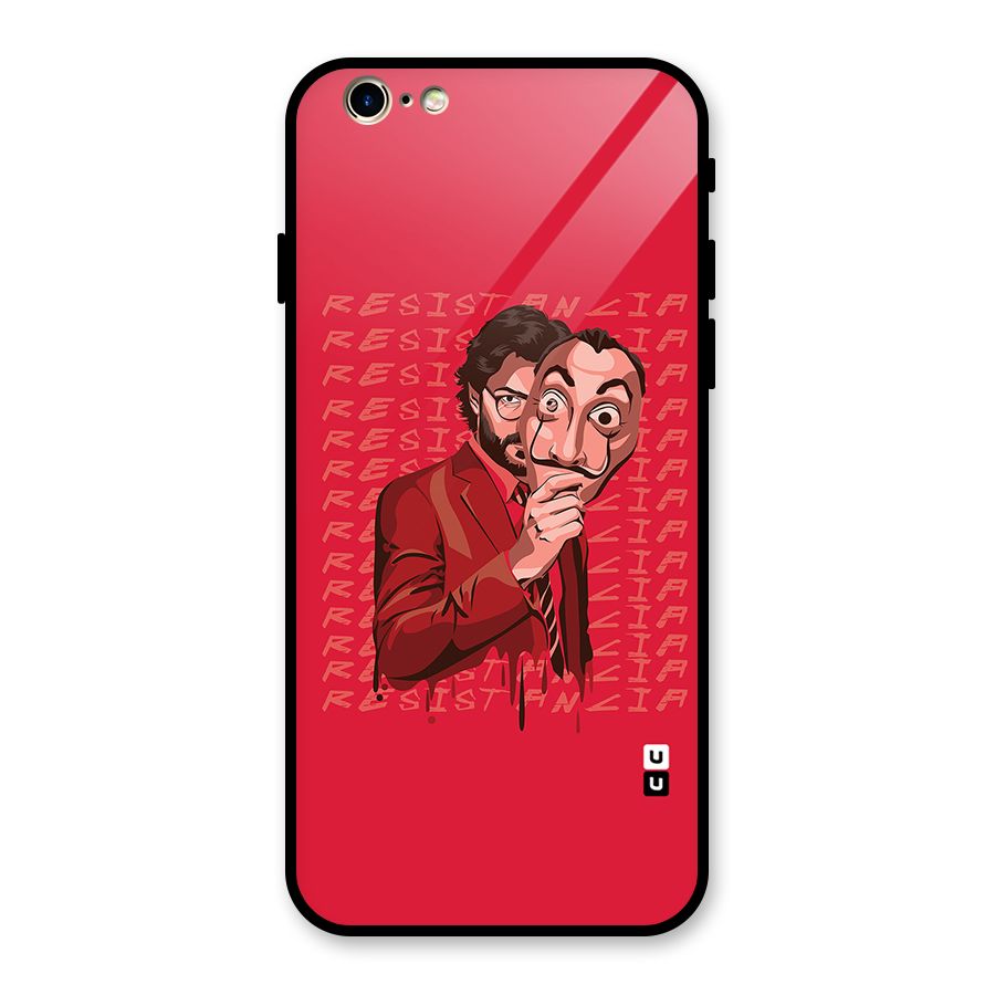 Resistancia Professor Art Glass Back Case for iPhone 6 6S