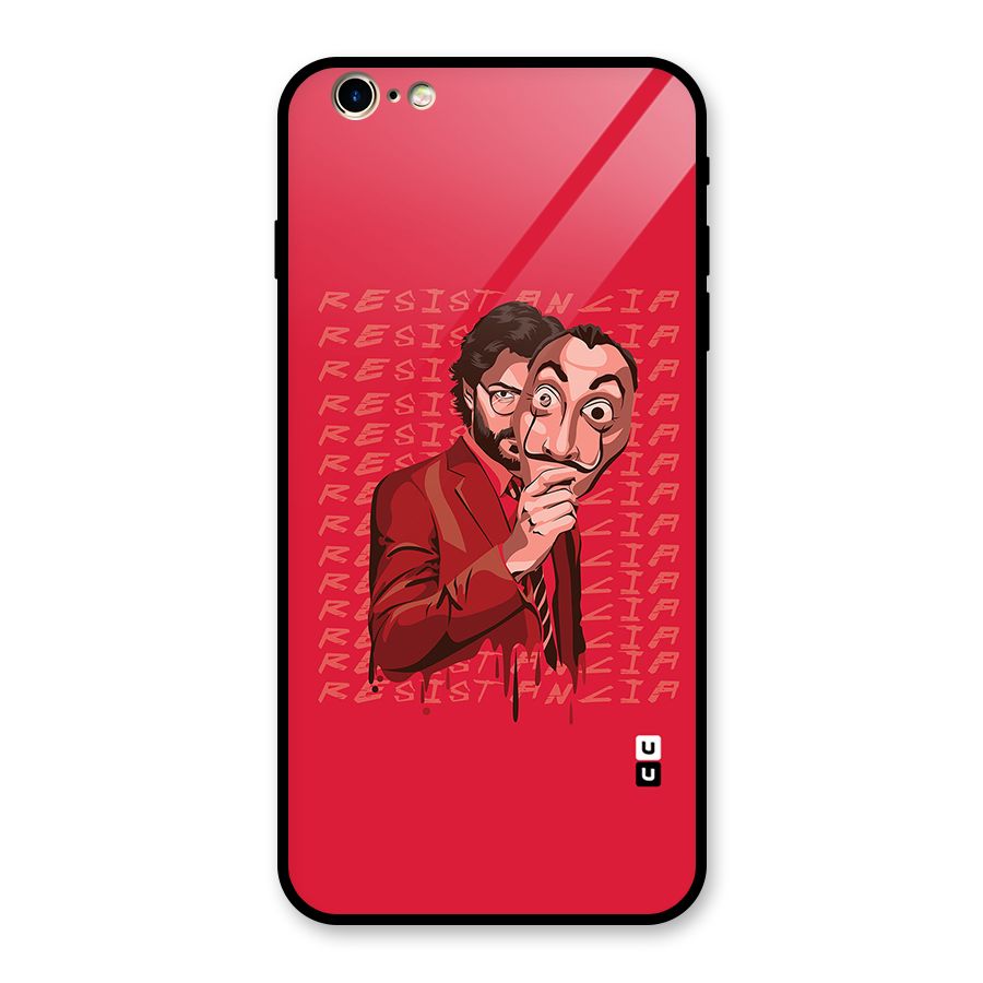 Resistancia Professor Art Glass Back Case for iPhone 6 Plus 6S Plus