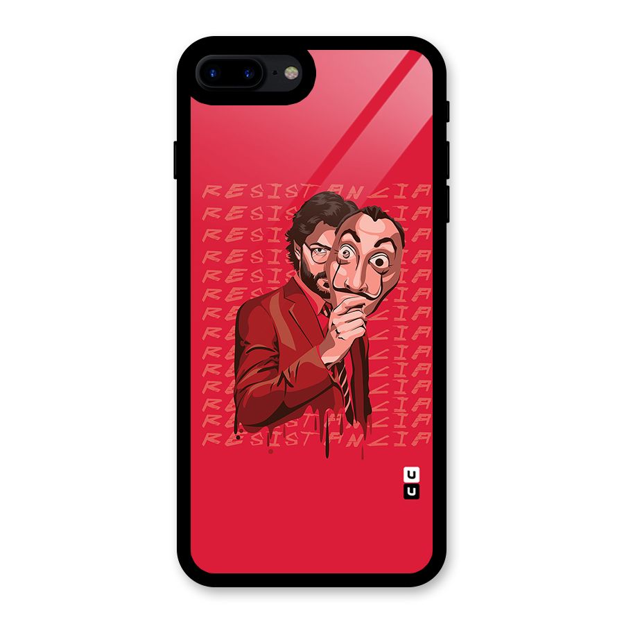 Resistancia Professor Art Glass Back Case for iPhone 8 Plus