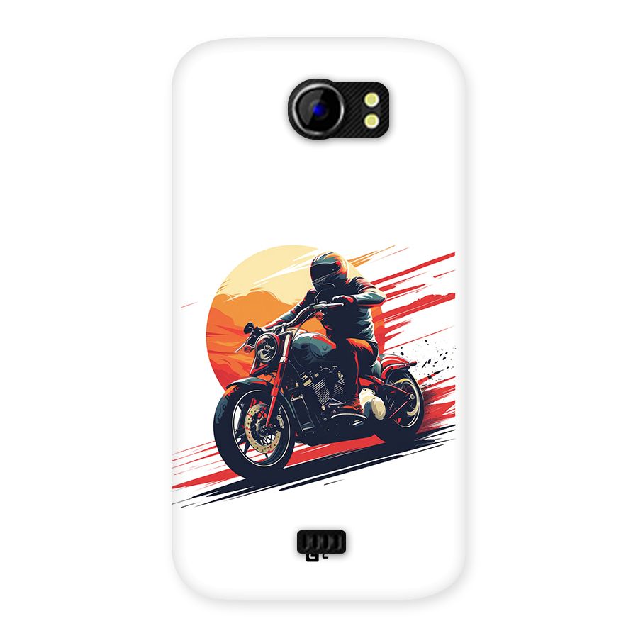 Retro Biker Back Case for Canvas 2 A110