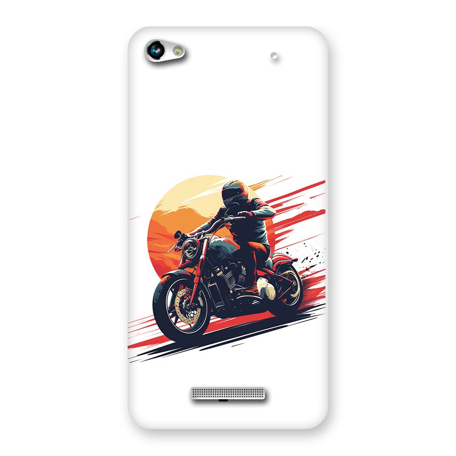 Retro Biker Back Case for Canvas Hue 2 A316